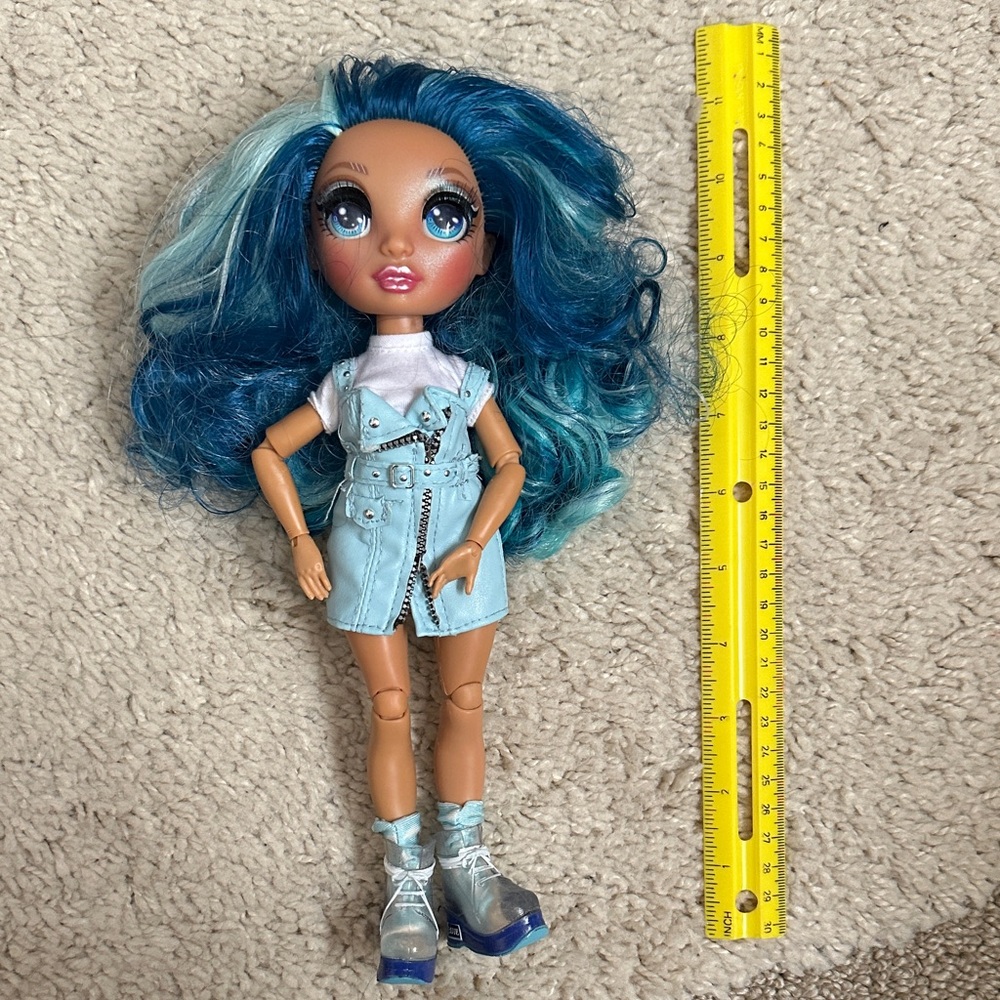 Blue-Haired Fashion Doll